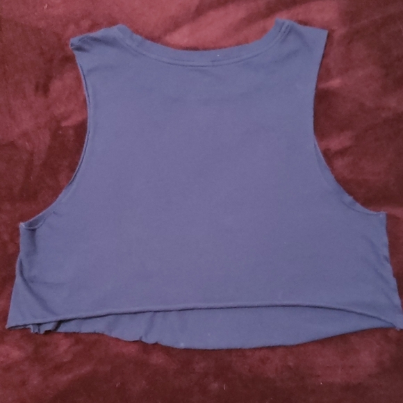 🔴 🆓️ FREE* American Eagle Raw Hem Crop Cut-Off Athleisure Muscle Tank Top 🔴 - Picture 6 of 7